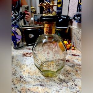 Blantons Gold Edition Empty Bottle “N” Letter Topper  Limited Used Unrinsed